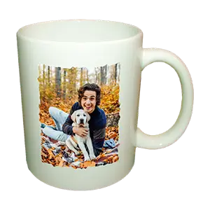 Egyedi fényképes fehér bögre