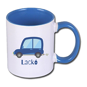 Bögre cambridge kék füllel és belsővel