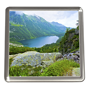 Akril hűtőmágnes négyzet