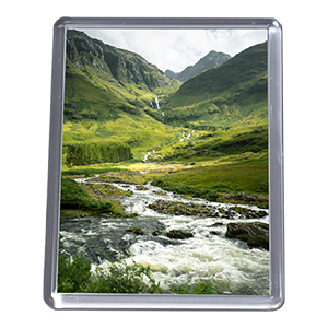 Akril hűtőmágnes kicsi téglalap