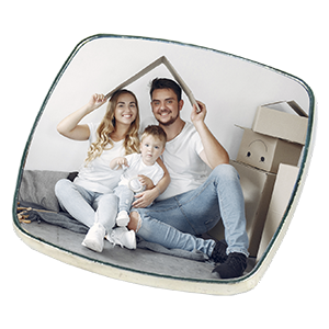 Fém hűtőmágnes – Négyzet