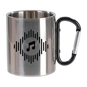 Fémbögre karabineres fekete füllel