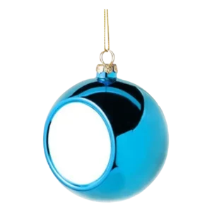 Karácsonyi gömb – kék