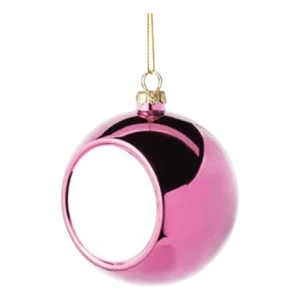 Karácsonyi gömb – rózsa