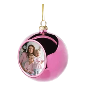 Karácsonyi gömb – rózsa