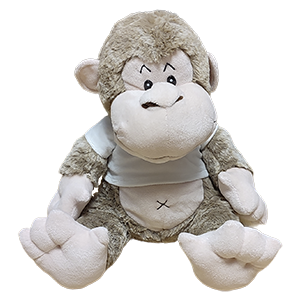 Fényképes plüssmajom