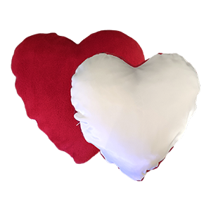 Egyedi fényképes párna - szív