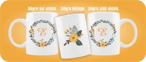 Kezdőbetűs bögrék