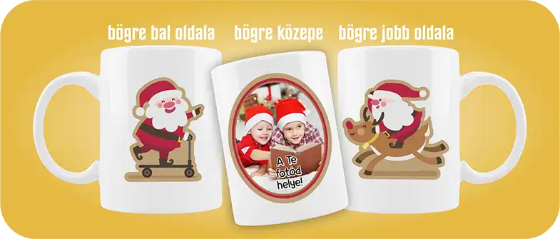 Mikulás bögre