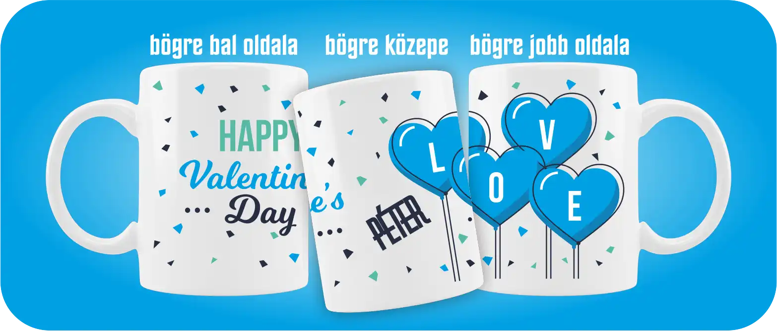 Valentin napi bögre