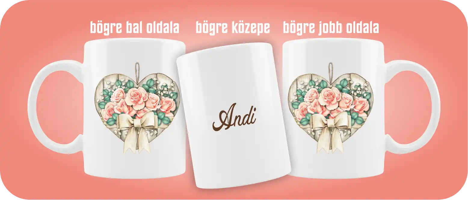 Valentin napi bögre