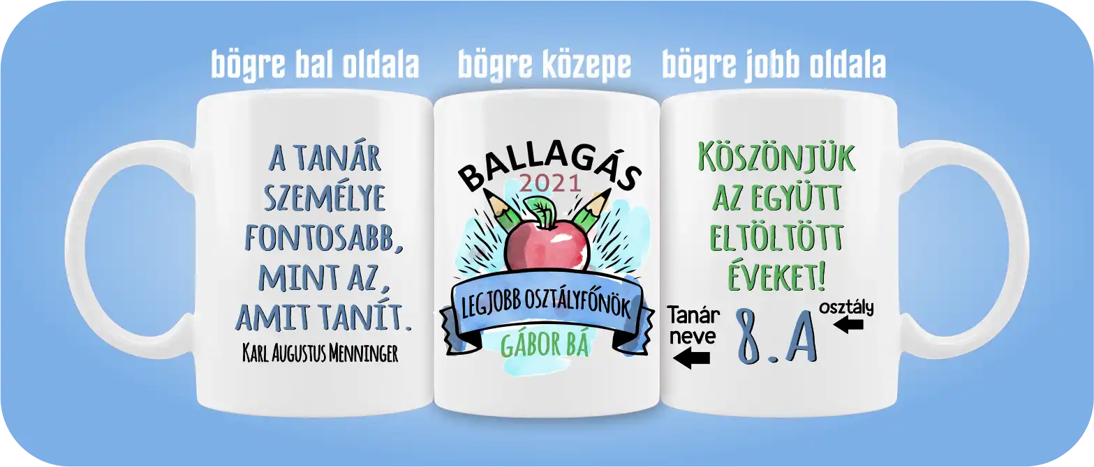 Ballagási bögre