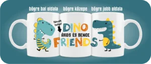 Dínós bögre 10