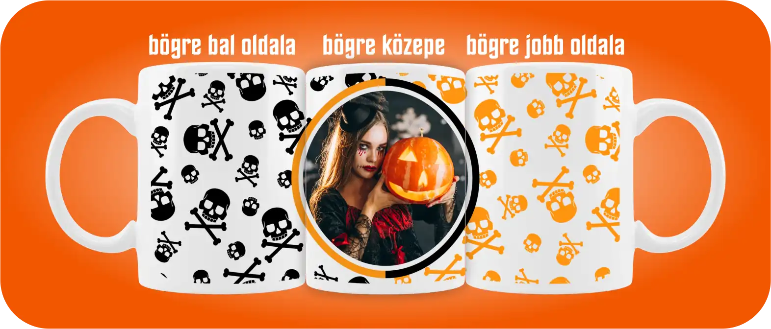 Halloween bögre