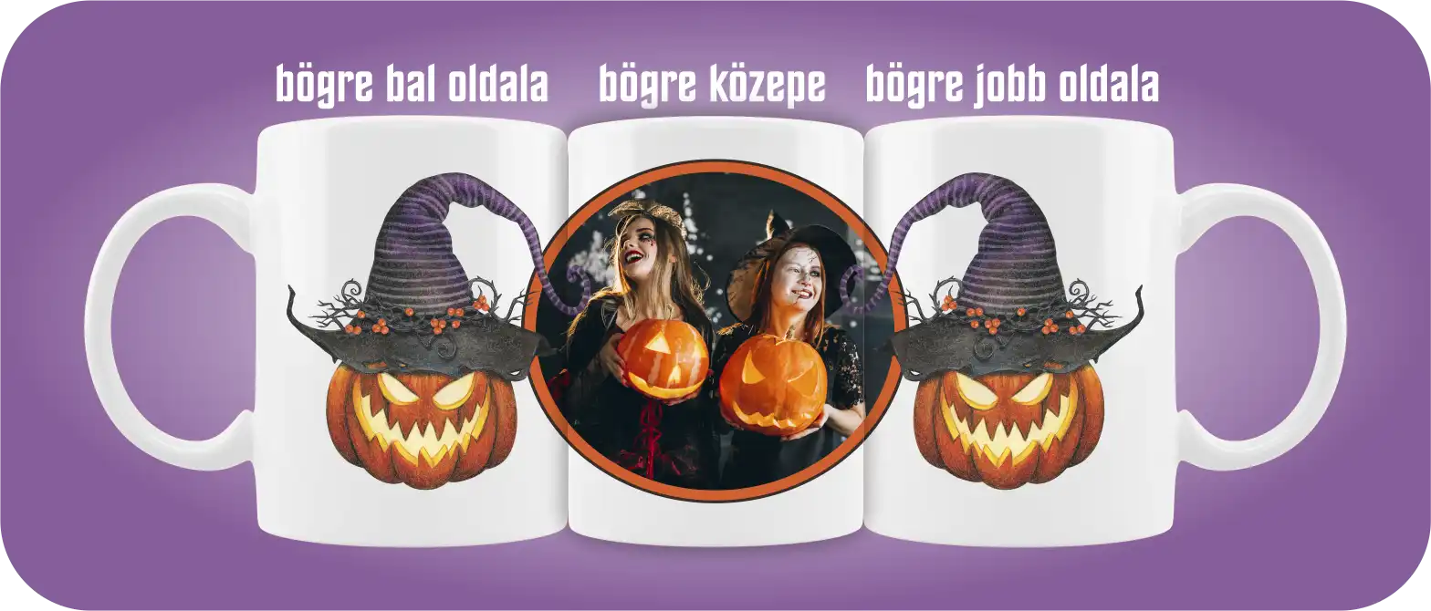 Halloween bögre