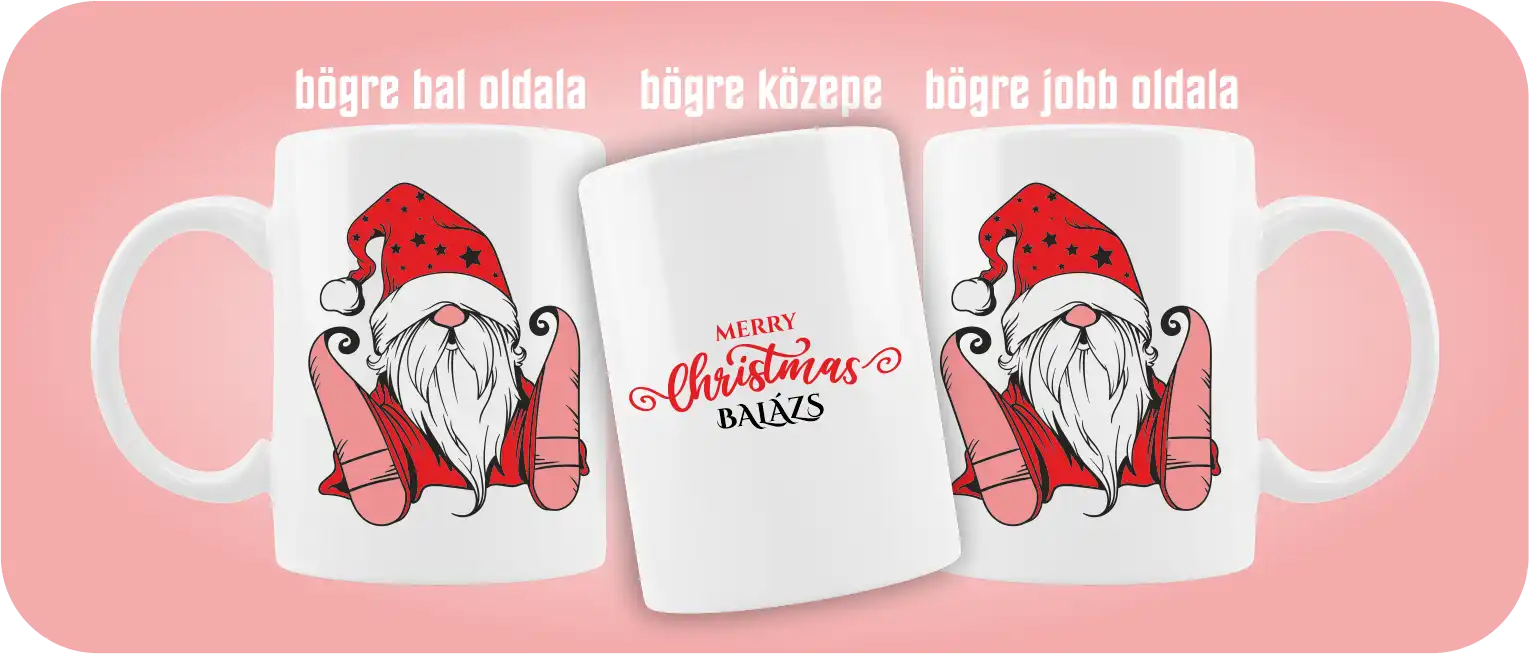 Karácsonyi bögre