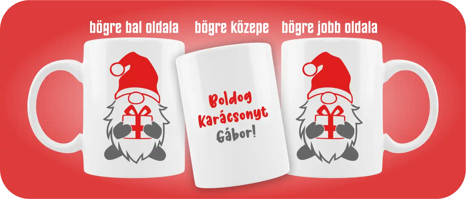 Karácsonyi bögre