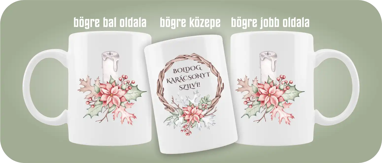 Karácsonyi bögre