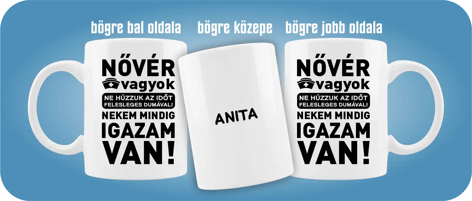 Nővér bögre