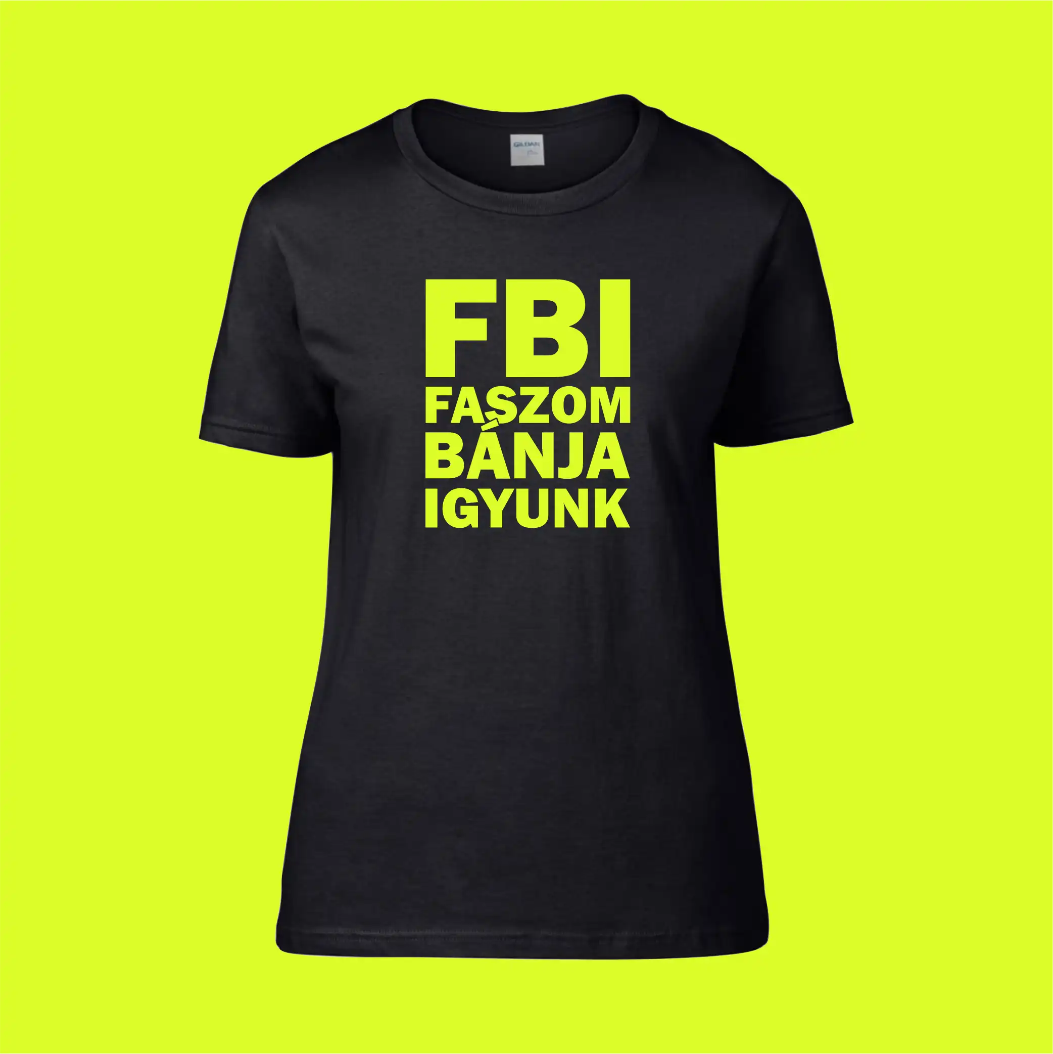 Póló neon mintával