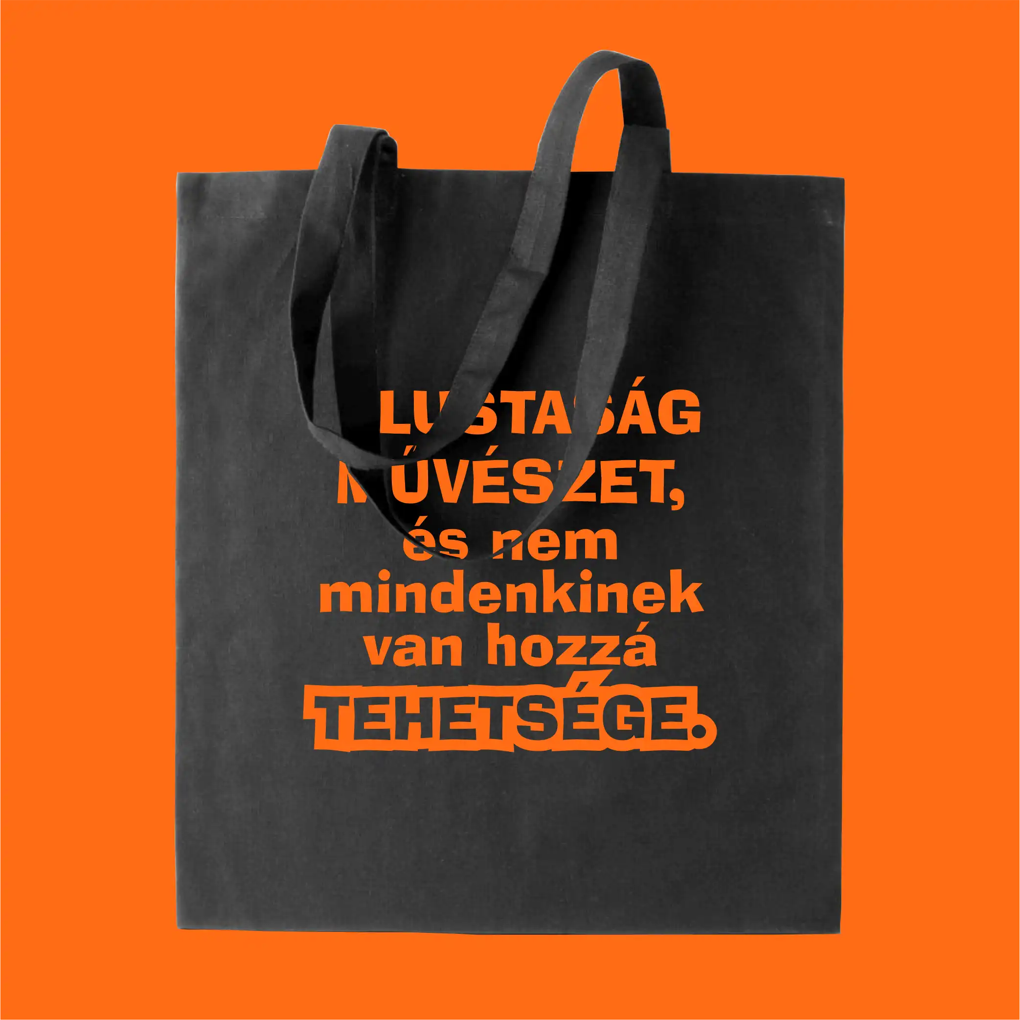 Vászontáska neon mintával