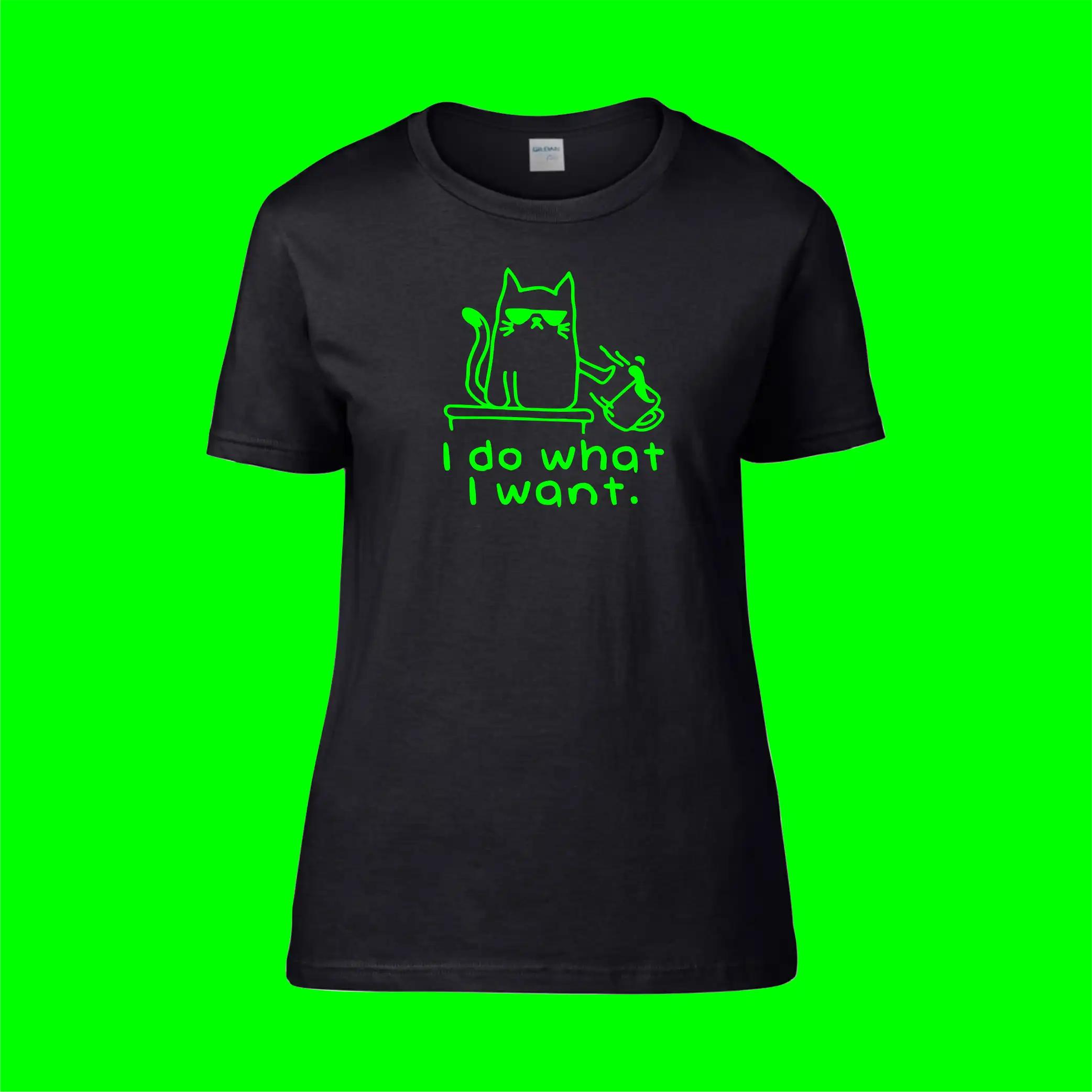 Póló neon mintával