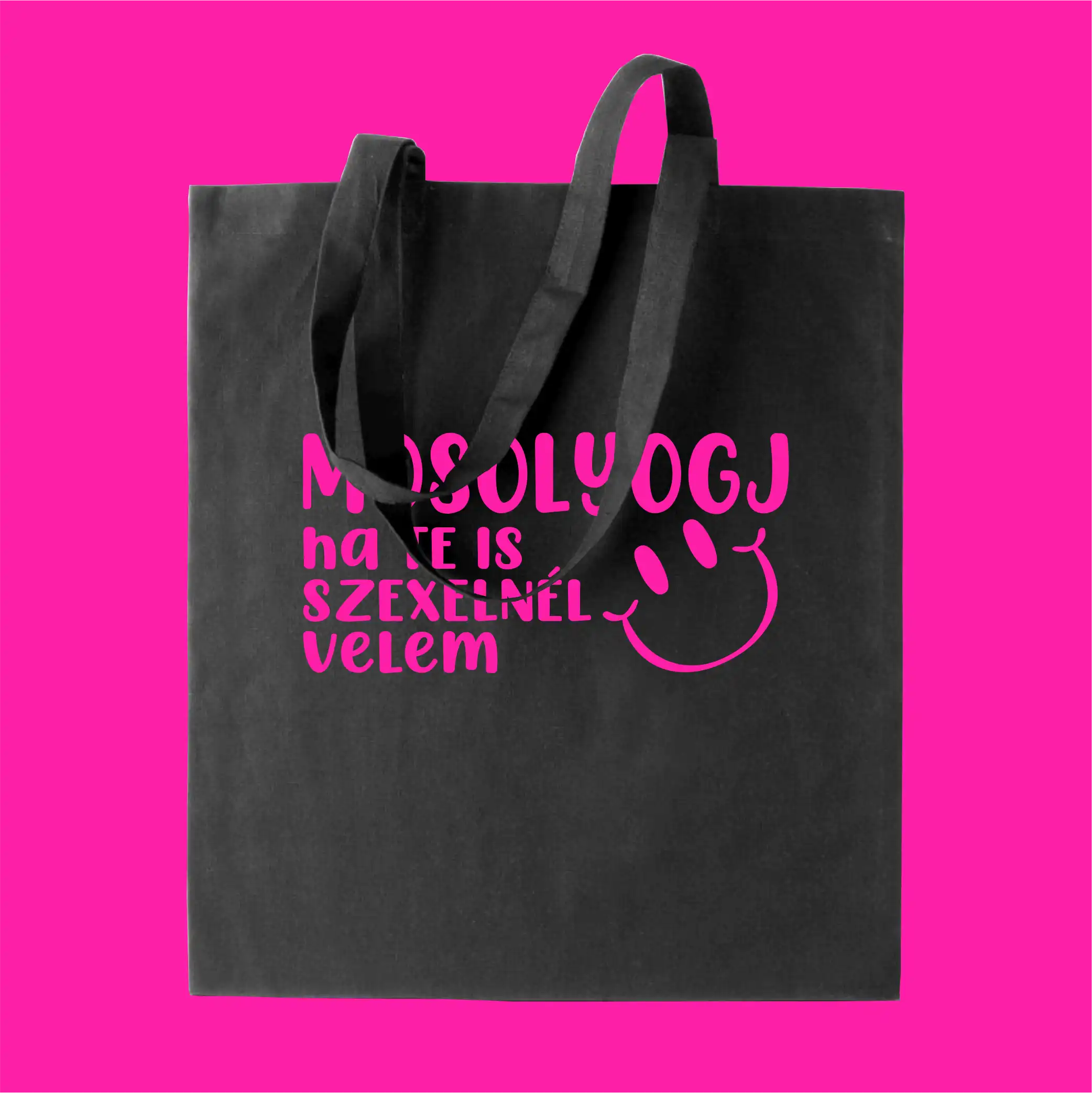 Vászontáska neon mintával