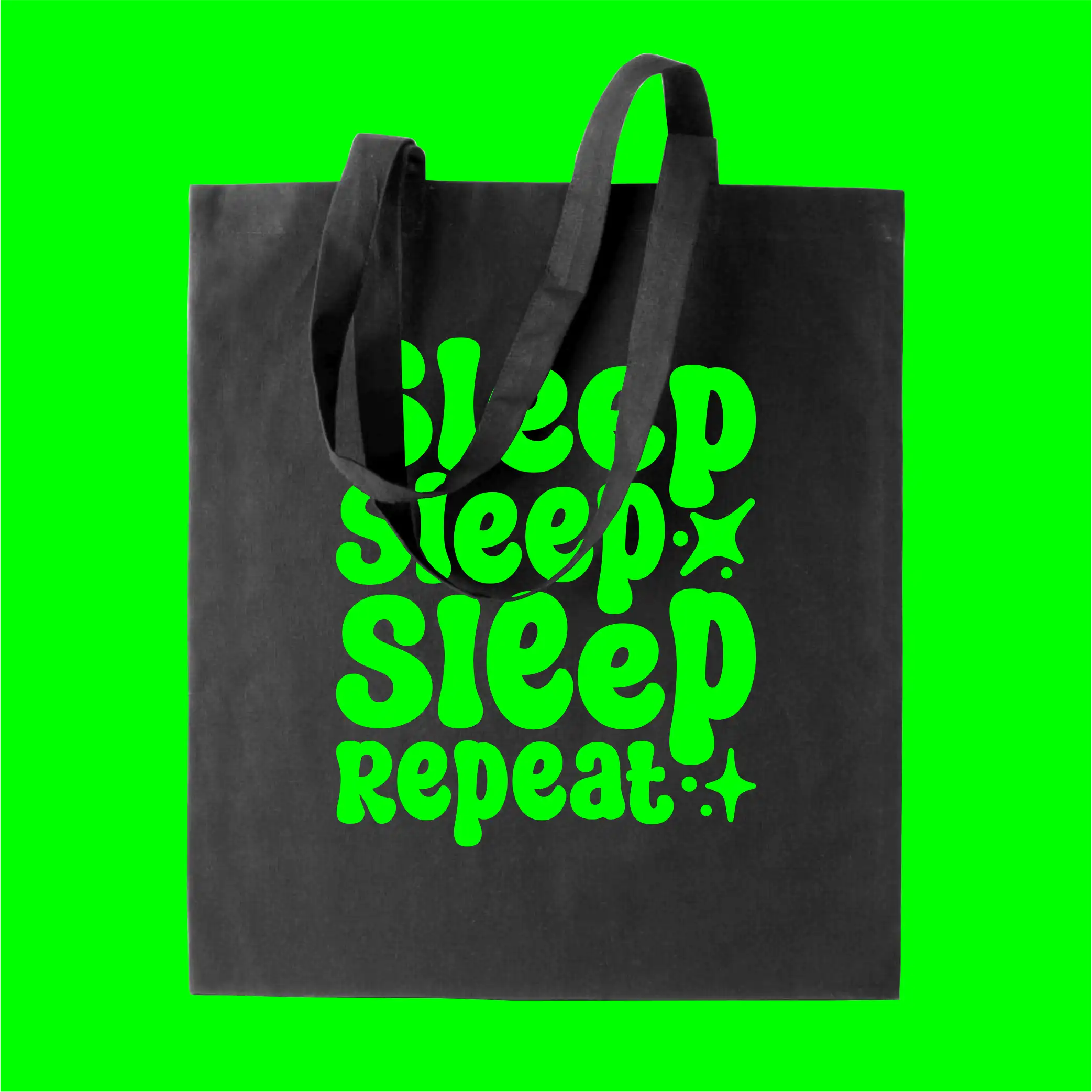 Vászontáska neon mintával