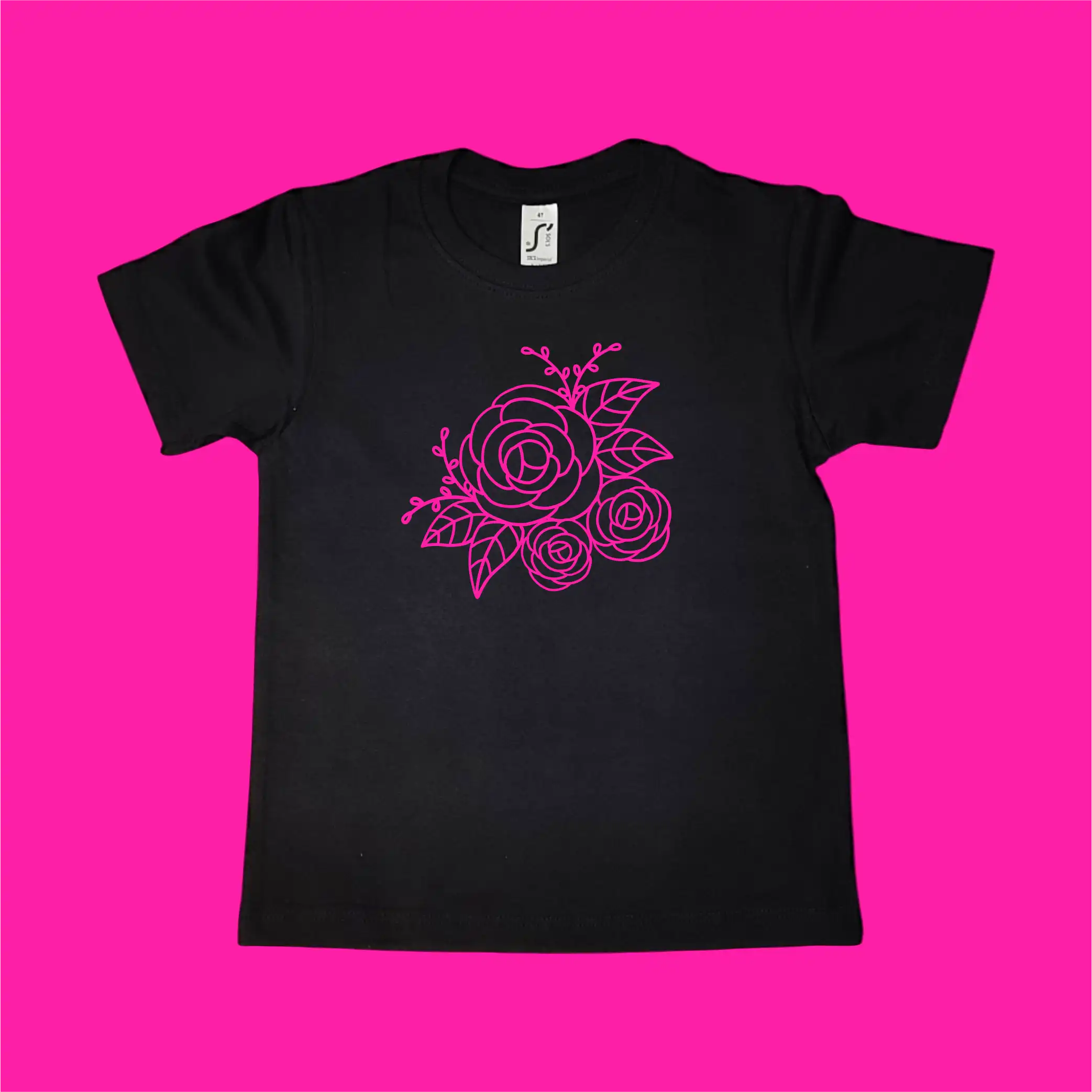 Póló neon mintával