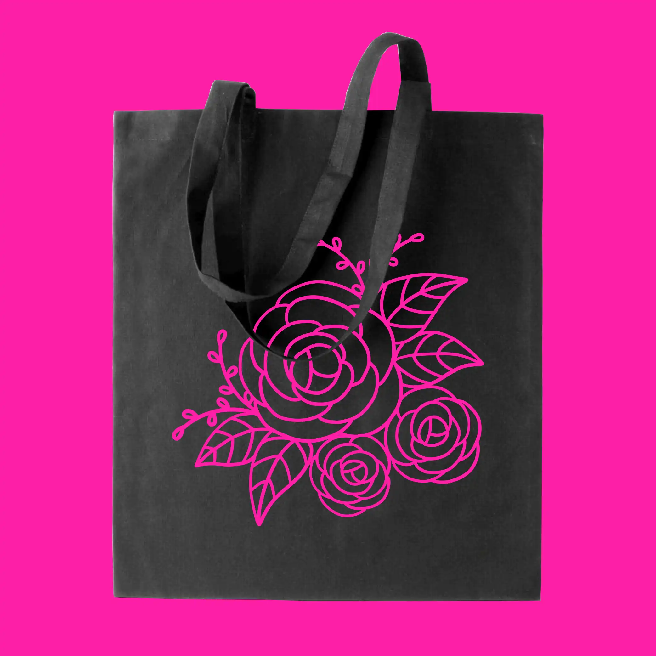 Vászontáska neon mintával