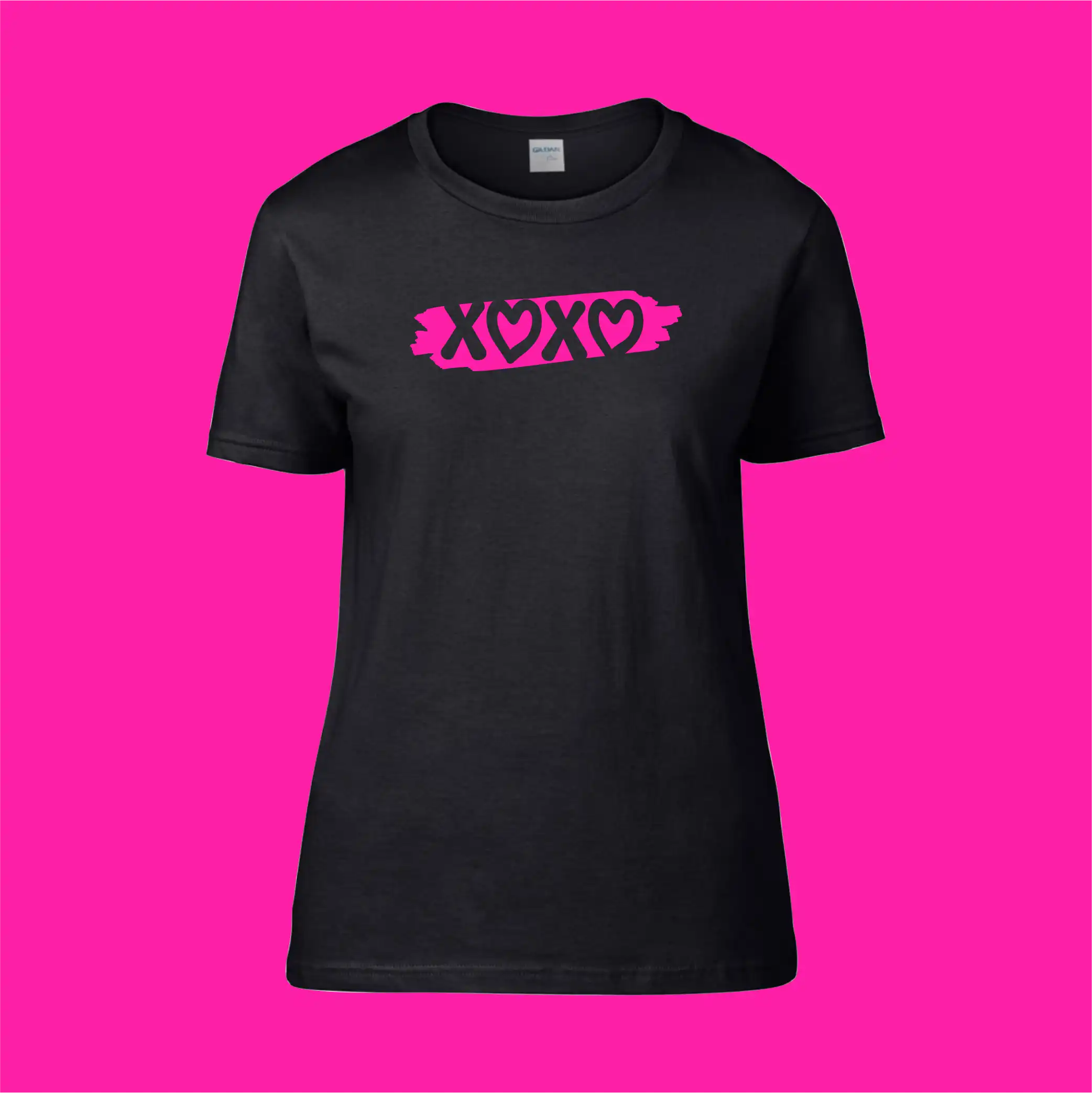 Póló neon mintával