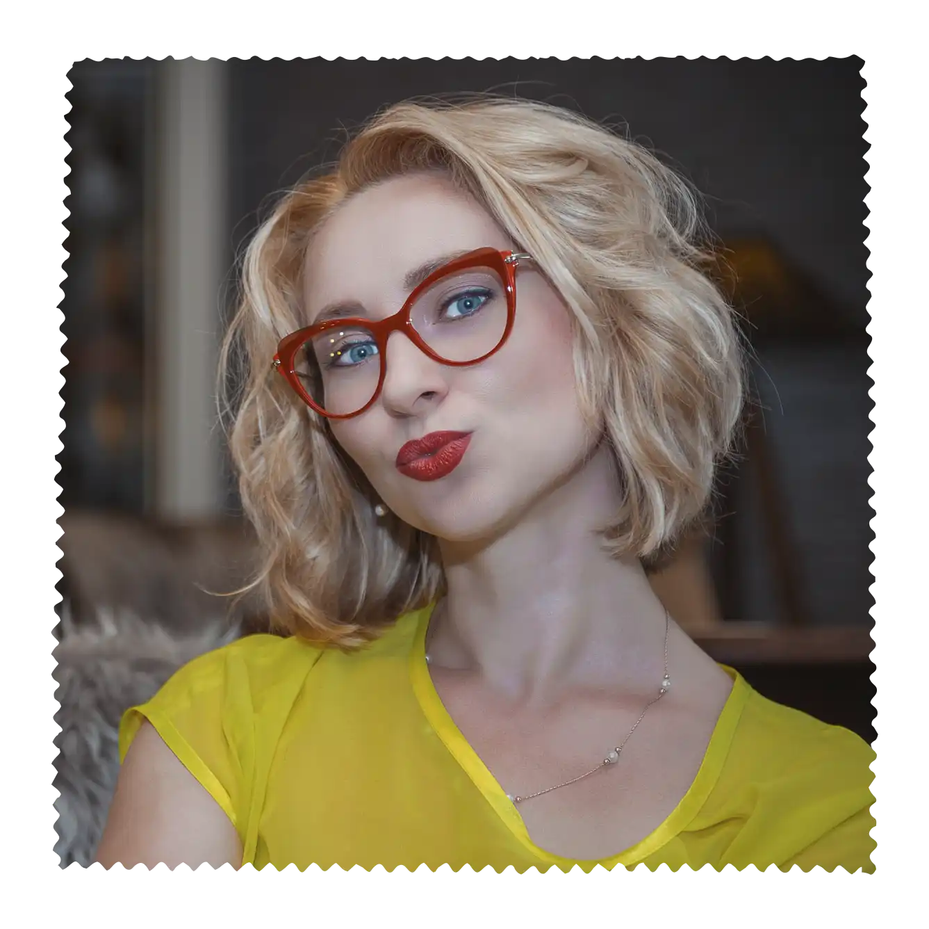 Fényképes szemüvegtörlő kendő