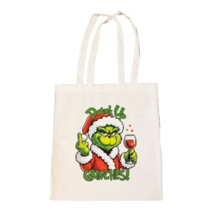 Vászontáska Grinch mintával