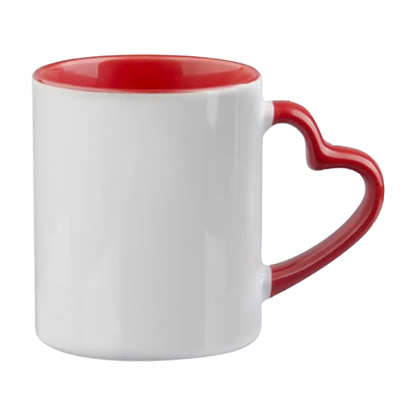 Szív fülű bögre